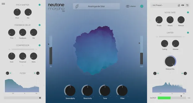 Morpho by Neutone AI tone morphing synth plugin interface