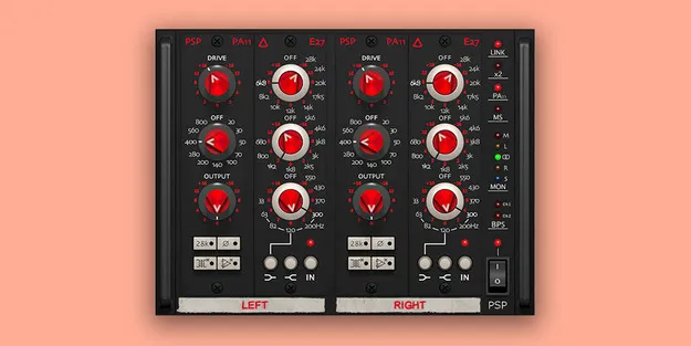 PSP E27 analog-modeled EQ plugin interface by PSP Audioware
