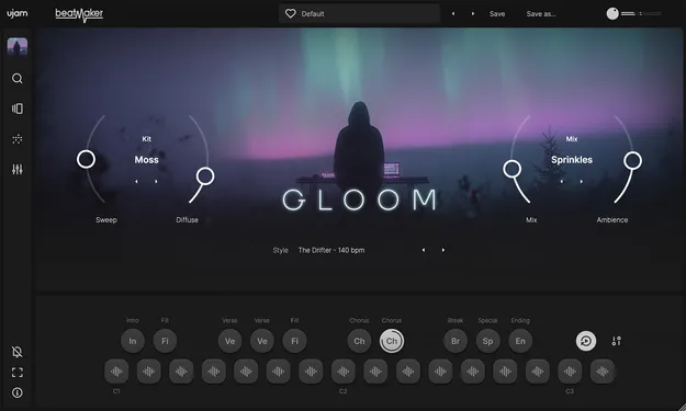 Gloom Loyalty Upgrade from any paid UJAM product beatmaker plugin interface