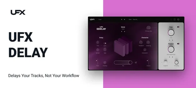 UFX DELAY by UJAM delay plugin interface
