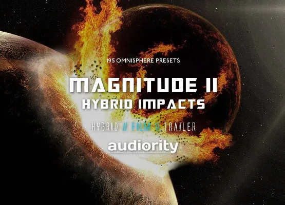 Omnisphere: Magnitude II: Hybrid Impacts preset pack artwork for Omnisphere