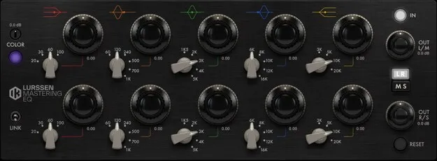 Lurssen Mastering EQ by IK Multimedia EQ plugin interface