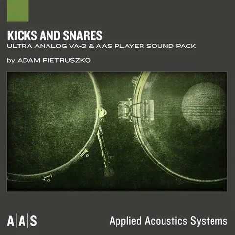 Kicks and Snares Ultra-Analog VA-3 Sound Bank