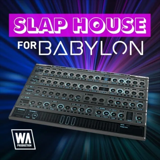 Slap House For Babylon 1 preset pack artwork for Babylon synth