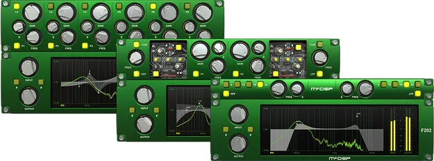 FilterBank HD v7 by McDSP EQ and filter plugin interface