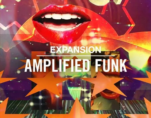 Amplified Funk expansion artwork by Native Instruments for MASCHINE, BATTERY and MASSIVE
