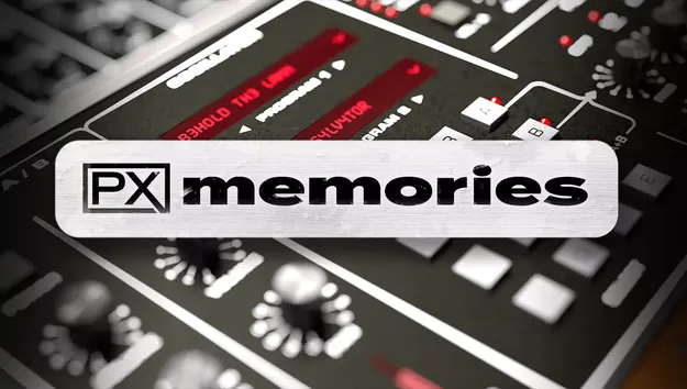 PX Memories analog synth plugin by UVI interface