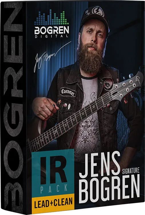 Jens Bogren Signature IR Pack: Lead + Clean preset pack artwork for IR loaders