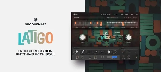 Latigo by UJAM Latin percussion plugin interface