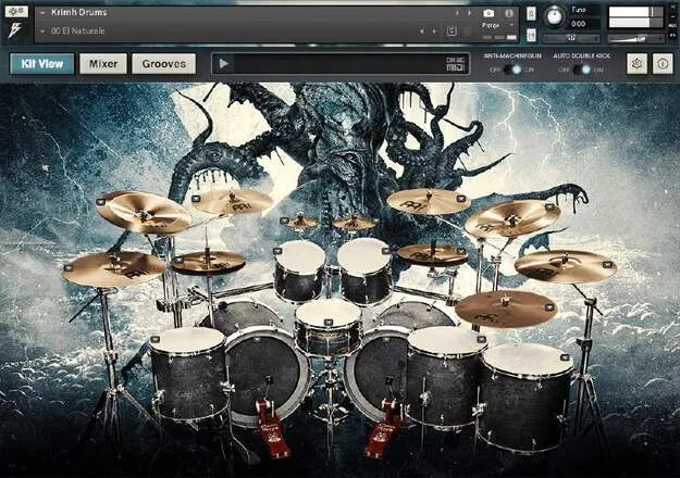Krimh Drums by Bogren Digital drum instrument interface for Kontakt