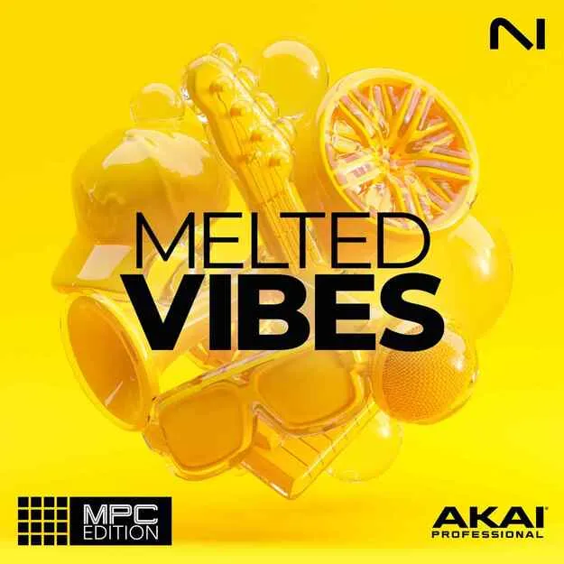 Melted Vibes MPC Edition by Native Instruments preset pack artwork for MPC