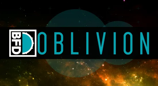 BFD Oblivion heavy rock and metal drum expansion pack artwork for BFD3