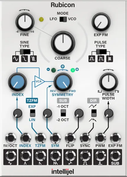 Modular Add-On: Intellijel Rubicon VCO module interface by Softube