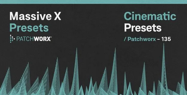 Patchworx Dark Cinematic Massive X preset pack artwork for Native Instruments Massive X
