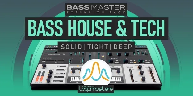 Bass House & Tech expansion pack artwork for Bass Master by Loopmasters Plugins