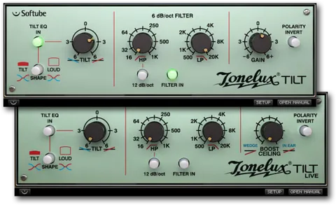Tonelux Tilt and Tilt Live