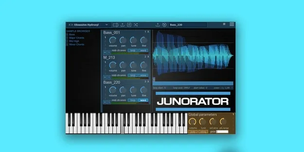 Junorator expansion pack artwork for Rave Generator 3 by Audio Blast