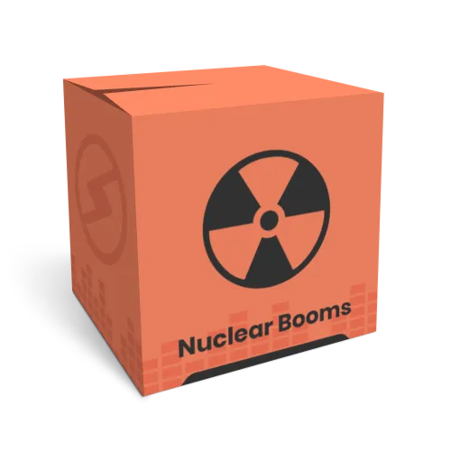 Nuclear Booms expansion pack artwork for Iceberg Audio's The Sub synth preset library