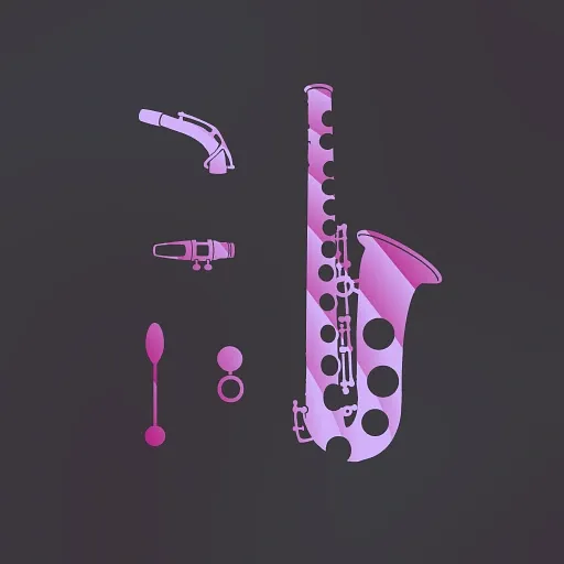 Jazz Alto Saxophone 1 instrument expansion artwork for Dreamtonics Instrument X