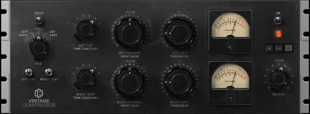 Vintage Tube Compressor/Limiter Model 670 by IK Multimedia compressor plugin interface