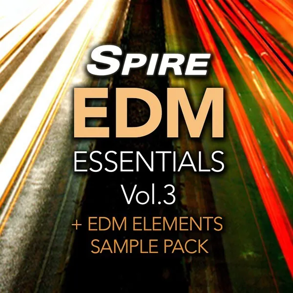 Spire EDM Essentials Vol.3 preset pack artwork for Spire synthesizer