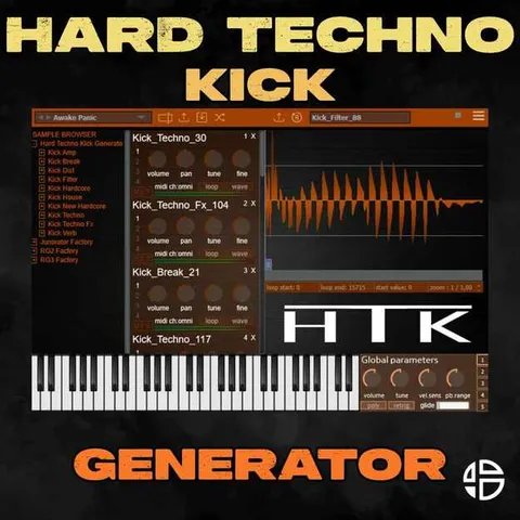 Hard Techno Kick Generator