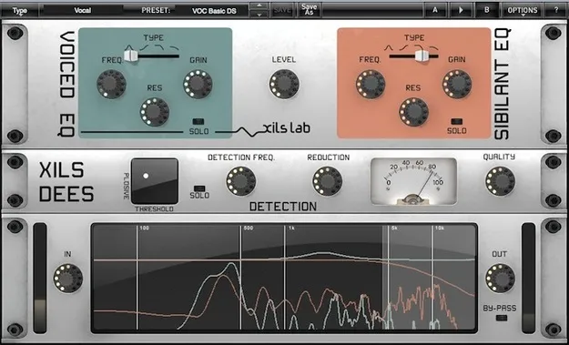XILS DeeS de-esser plugin interface by XILS Lab