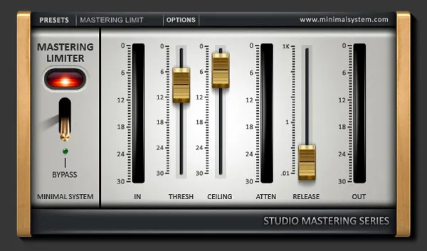 Mini Mastering Bundle plugin interface by Minimal System Group, VST2 for Windows