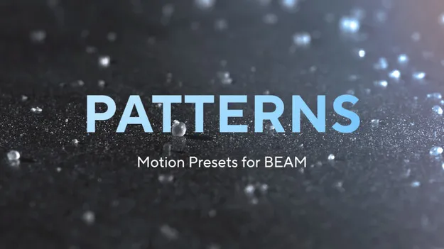 Patterns BEAM Expansion by Lunacy effects preset pack artwork for BEAM
