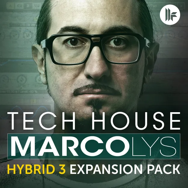 Hybrid 3 Expansion: Marco Lys preset pack artwork for Hybrid 3