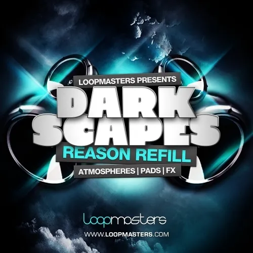 Dark Scapes preset pack artwork for Reason