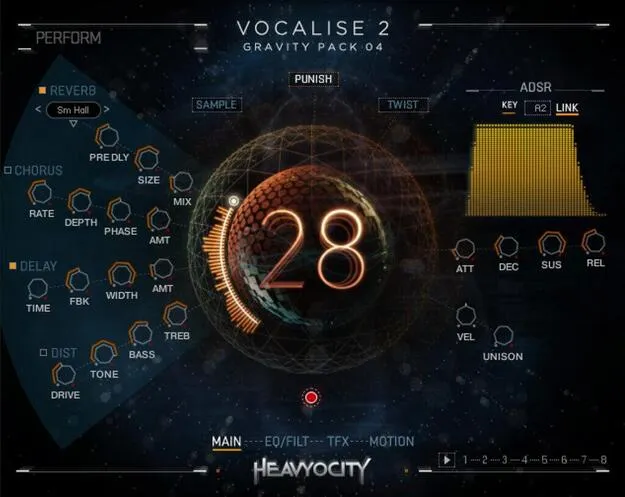 Vocalise 2 by Heavyocity Kontakt vocal instrument interface