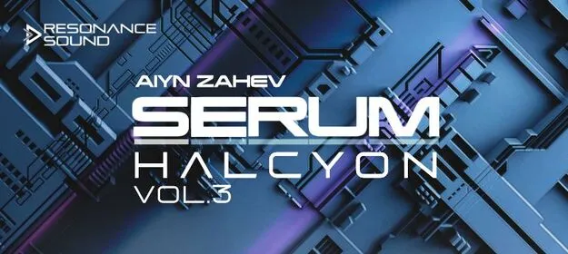 AZS Halcyon for Serum Vol. 3 preset pack artwork for Xfer Serum