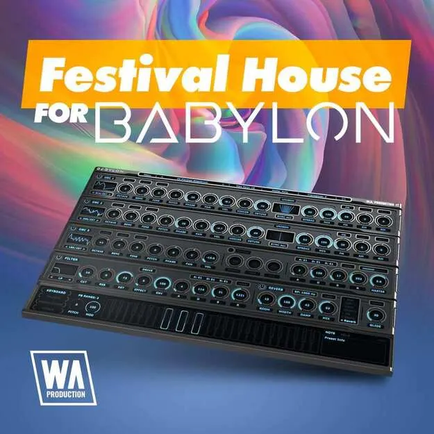 Festival House For Babylon 1 preset pack artwork for W.A Production Babylon