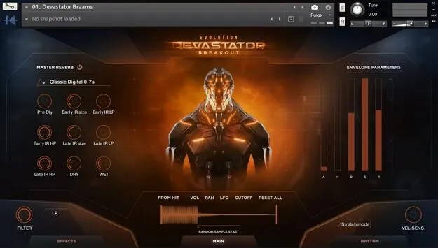 Evolution: Devastator Breakout Pro by Keepforest Kontakt instrument artwork