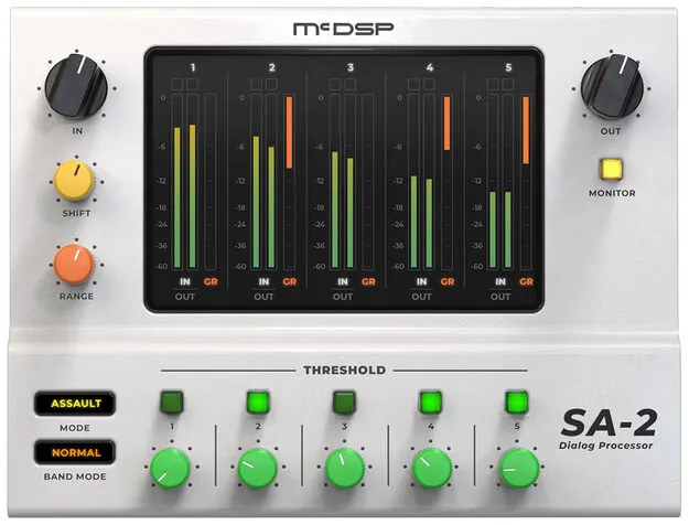 SA-2 Dialog Processor Native v7 by McDSP vocal processing plugin interface