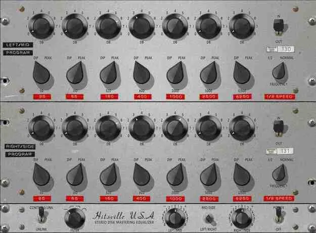 Hitsville EQ Collection by Universal Audio EQ plugin interface