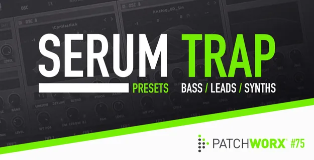 Trap Serum Presets by Loopmasters preset pack artwork for Serum