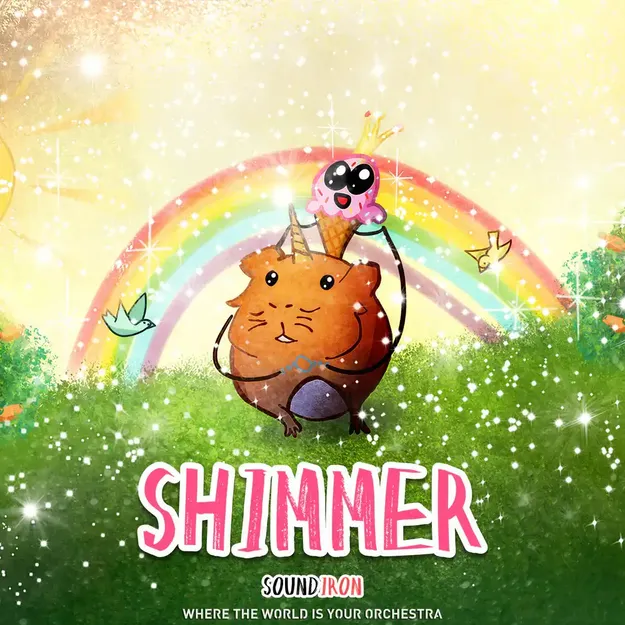 Shimmer by Soundiron Kontakt instrument interface and sample library artwork