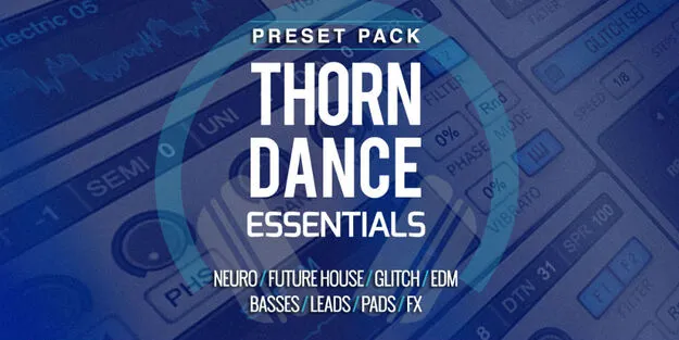 Thorn Preset Pack artwork by Producertech for DS Audio Thorn synth