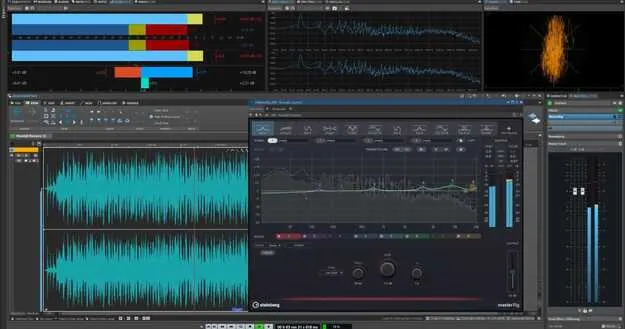 WaveLab Elements 13 mastering and audio editing plugin interface by Steinberg