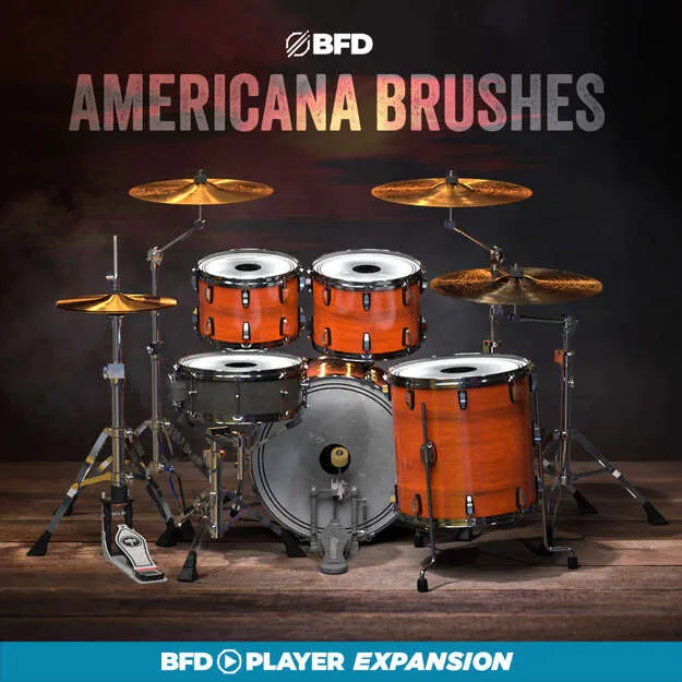 BFD Player Americana Brushes expansion pack artwork for BFD drum kit