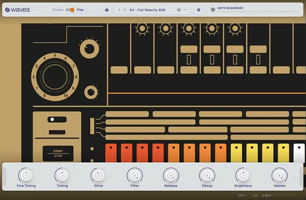 Ultimate 808 Flite expansion TR-808 drum kit by Wavea