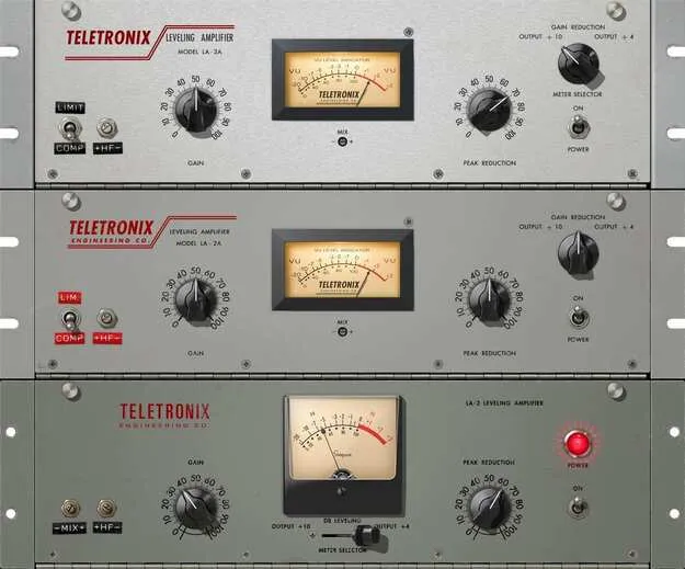 Teletronix LA-2A Leveler Collection by Universal Audio compressor plugin interface