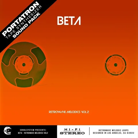 Portatron Preset Pack: Beta - Retrowave Melodics Vol.2