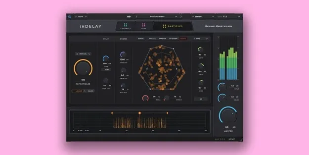 inDelay Educational Version delay plugin by Sound Particles interface