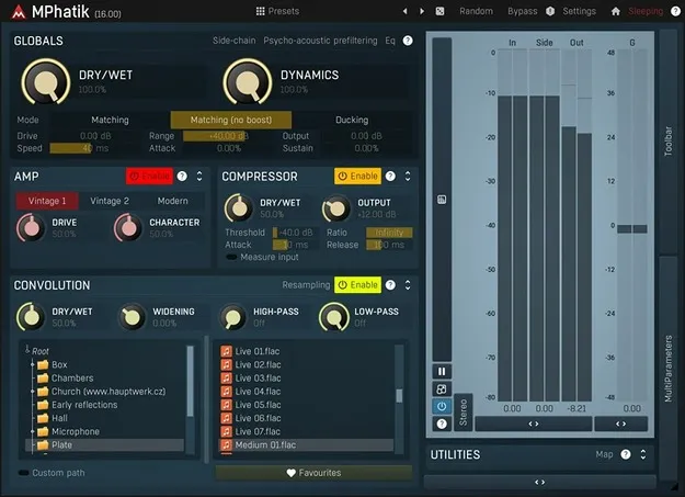 MPhatik multi-effect plugin interface by MeldaProduction