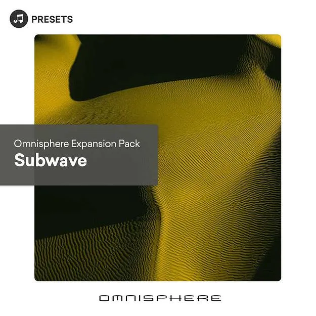 Subwave expansion pack artwork for Omnisphere bass and impact presets