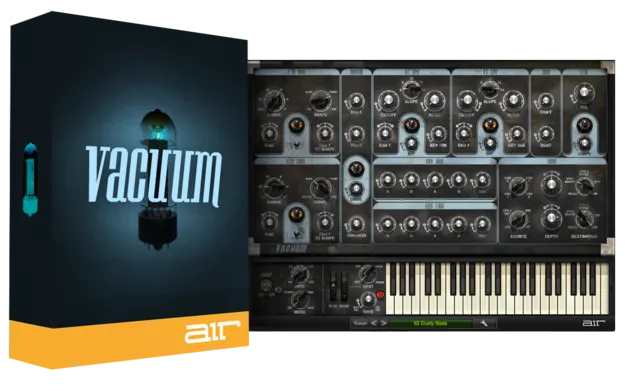 Vacuum Vintage by AIR Music Technology vintage tube synth plugin interface