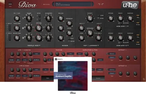 u-he Diva + Free Ambient Depths Expansion
